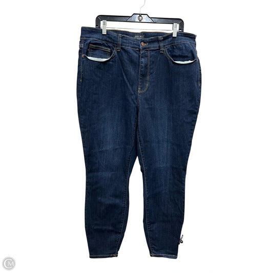 Jeans Skinny By Judy Blue In Blue Denim, Size: 20