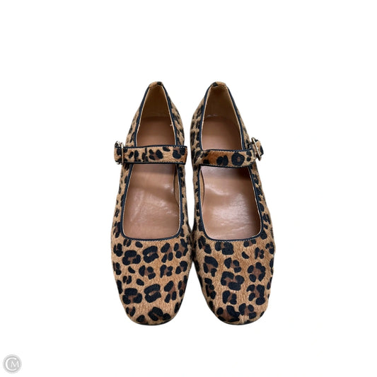 Shoes Flats By Clothes Mentor In Animal Print, Size: 8