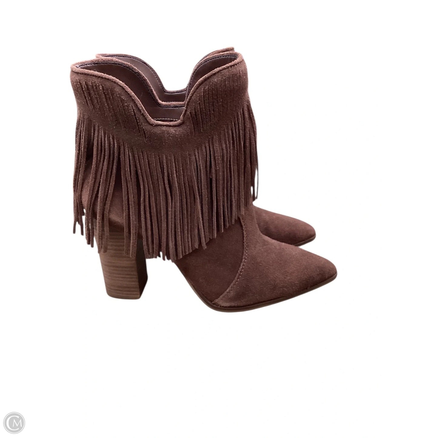 Boots Leather By Antonio Melani In Brown, Size: 10