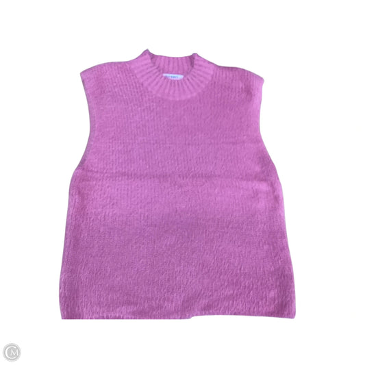 Vest Sweater By Old Navy In Pink, Size: L