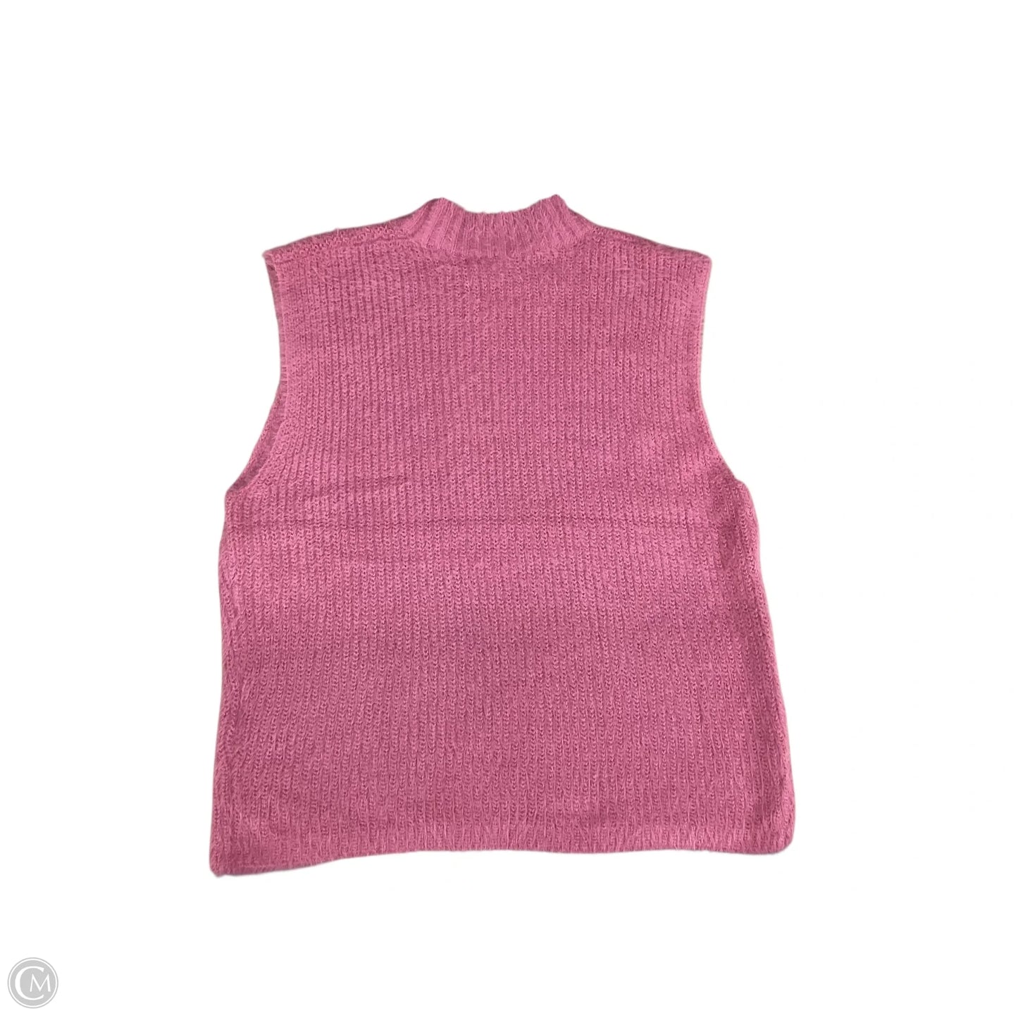 Vest Sweater By Old Navy In Pink, Size: L