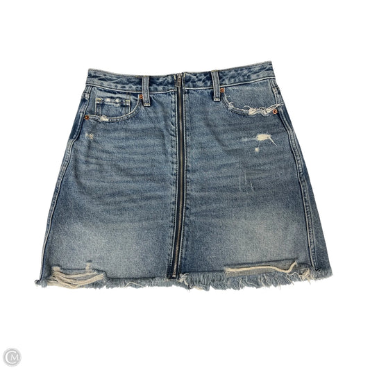 Skirt Mini & Short By Abercrombie And Fitch In Blue Denim, Size: 6