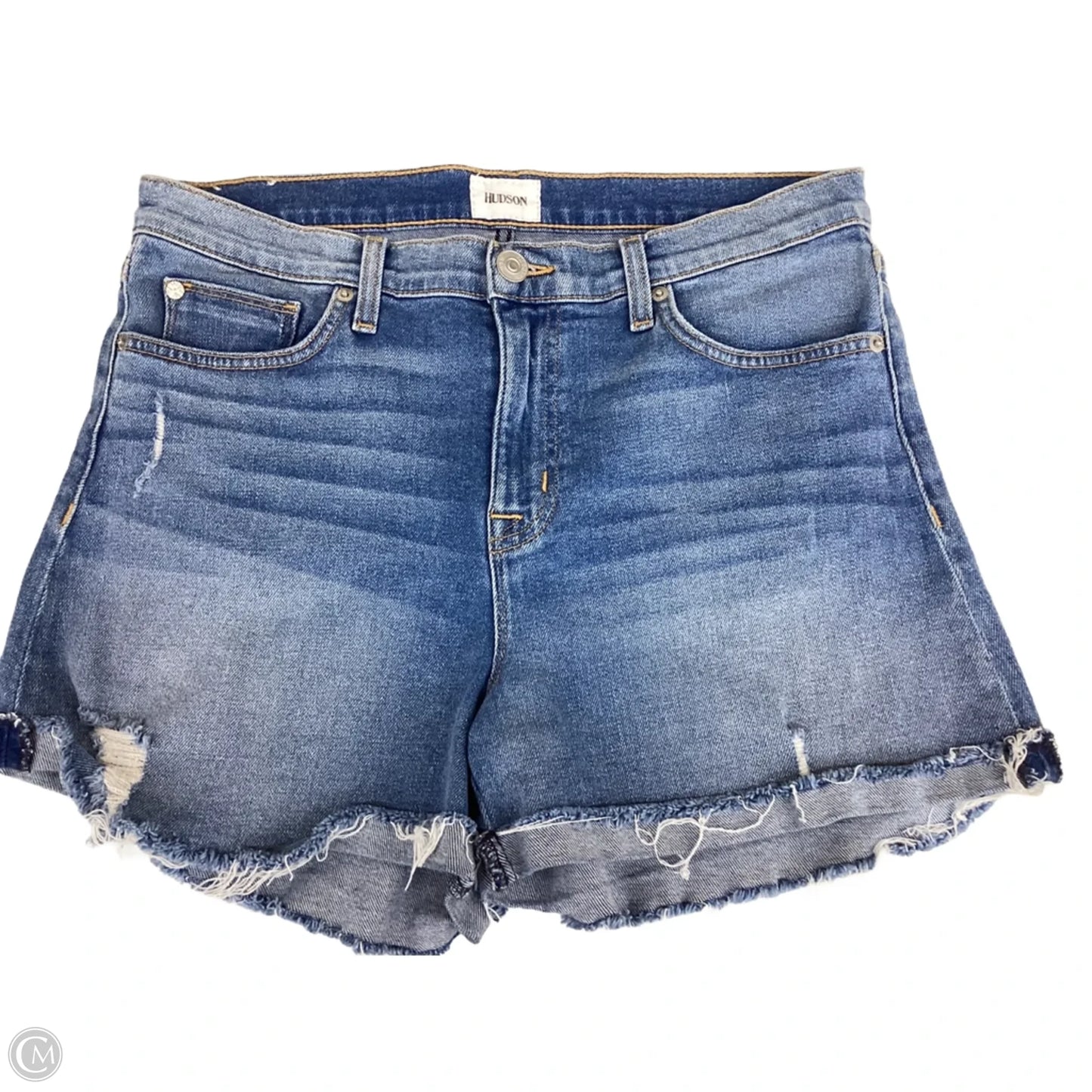 Shorts By Hudson In Blue Denim, Size: 10