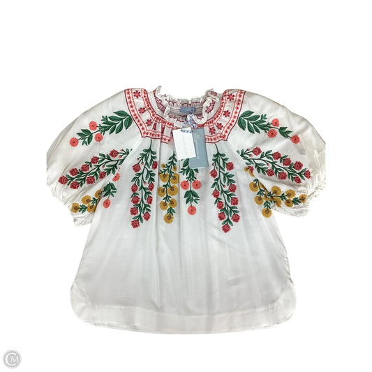Top Short Sleeve By Antonio Melani In Floral Print, Size: Xl