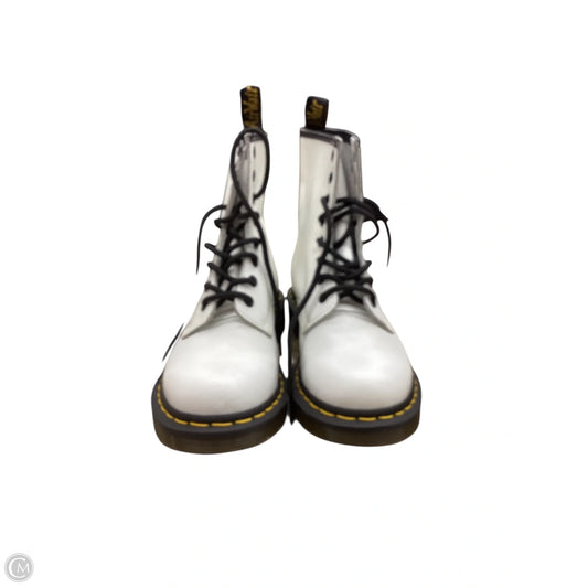 Boots Combat By Dr Martens In White, Size: 7