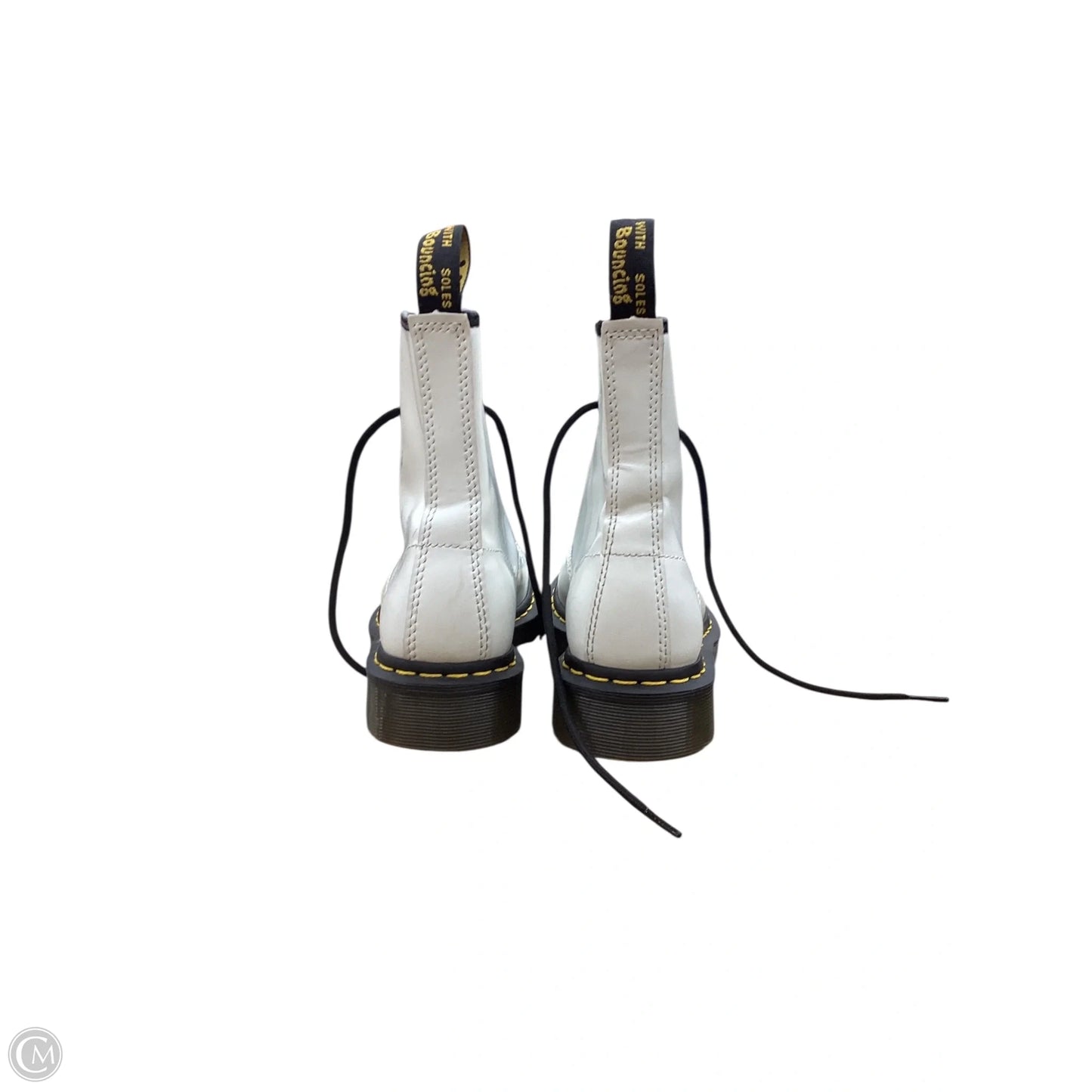 Boots Combat By Dr Martens In White, Size: 7