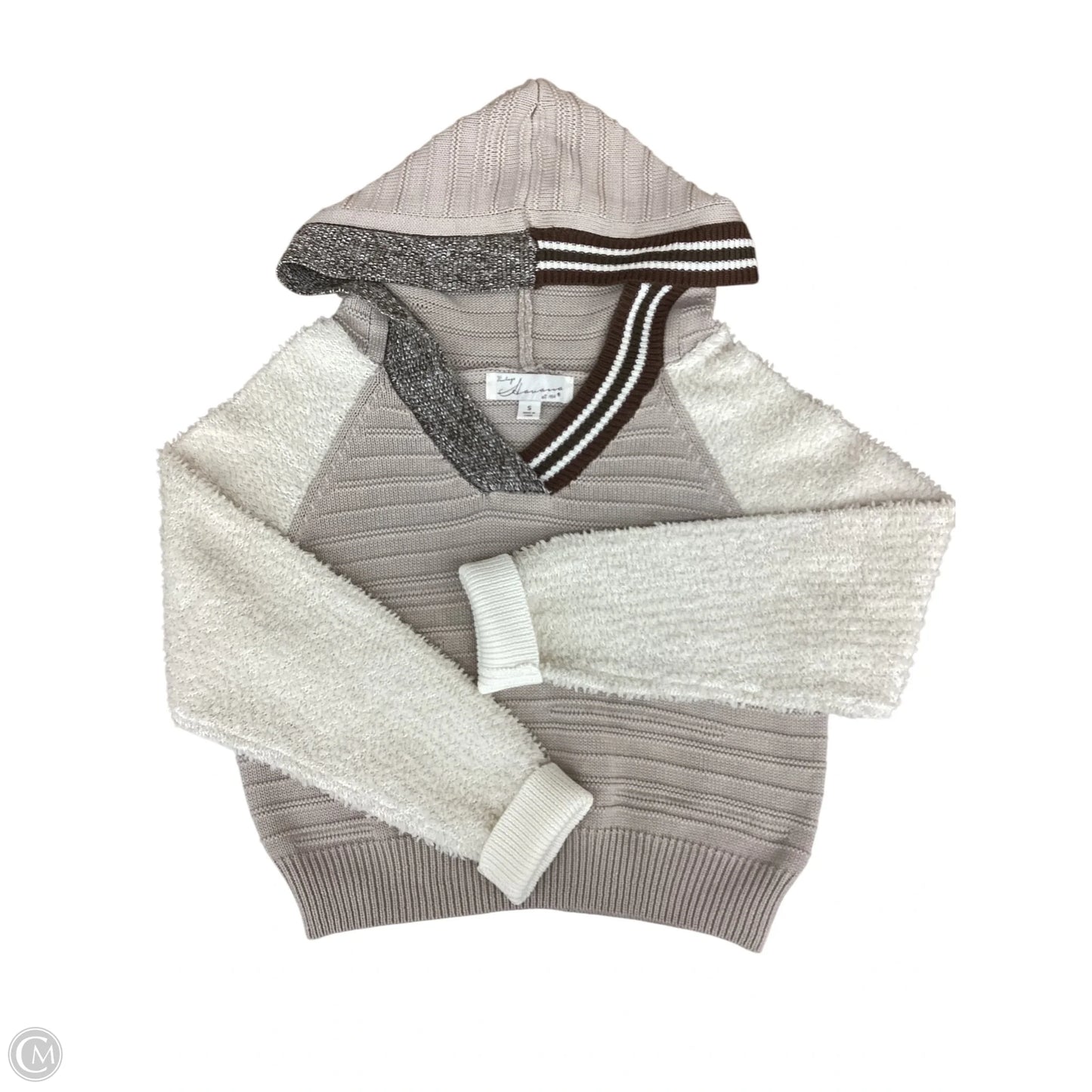 Sweater By Vintage Havana In Beige, Size: S