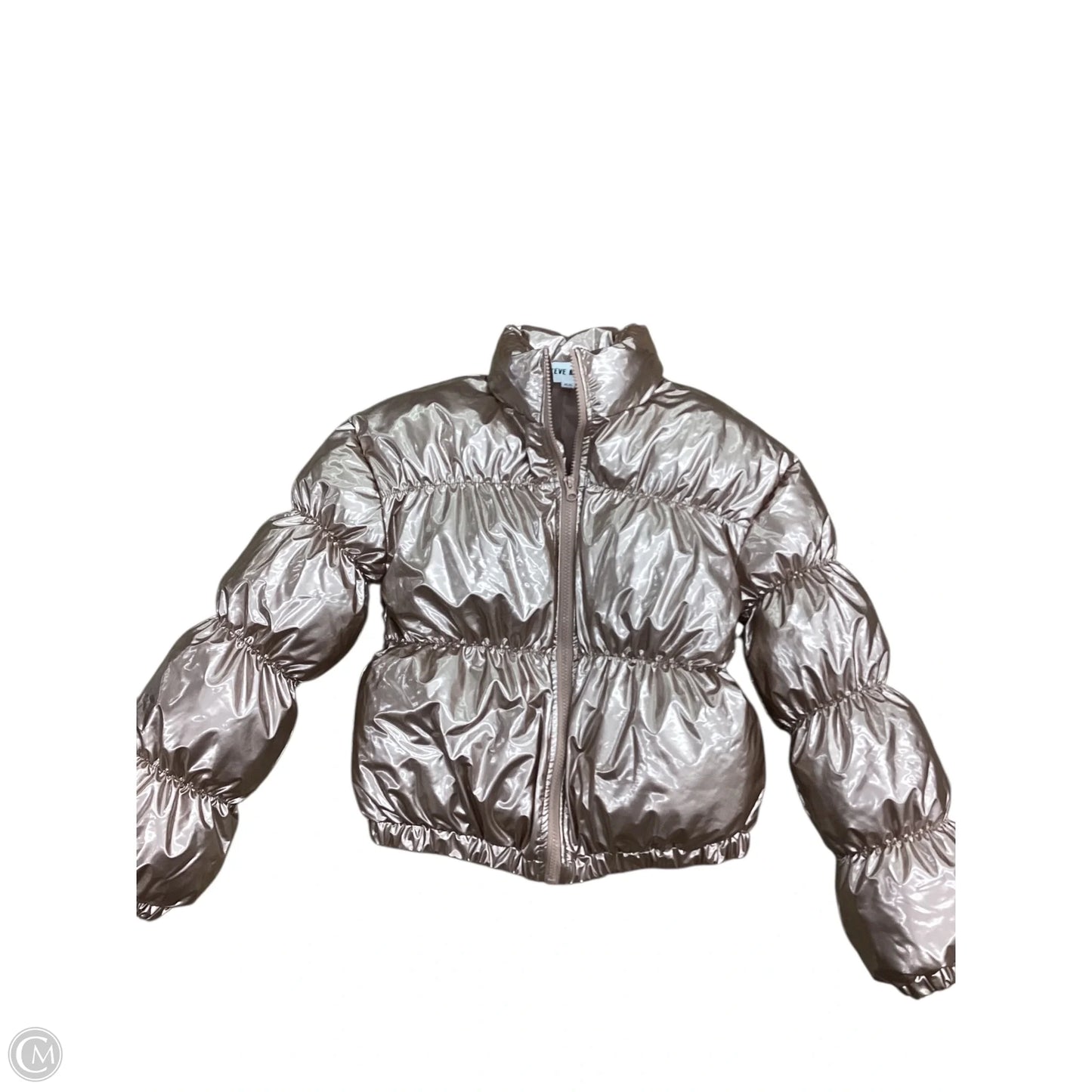 Coat Puffer & Quilted By Steve Madden In Rose Gold, Size: Xs