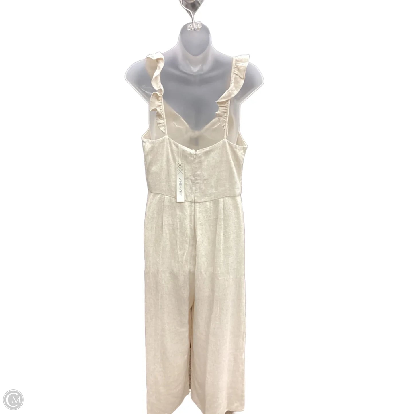Jumpsuit By She + Sky In Beige, Size: M