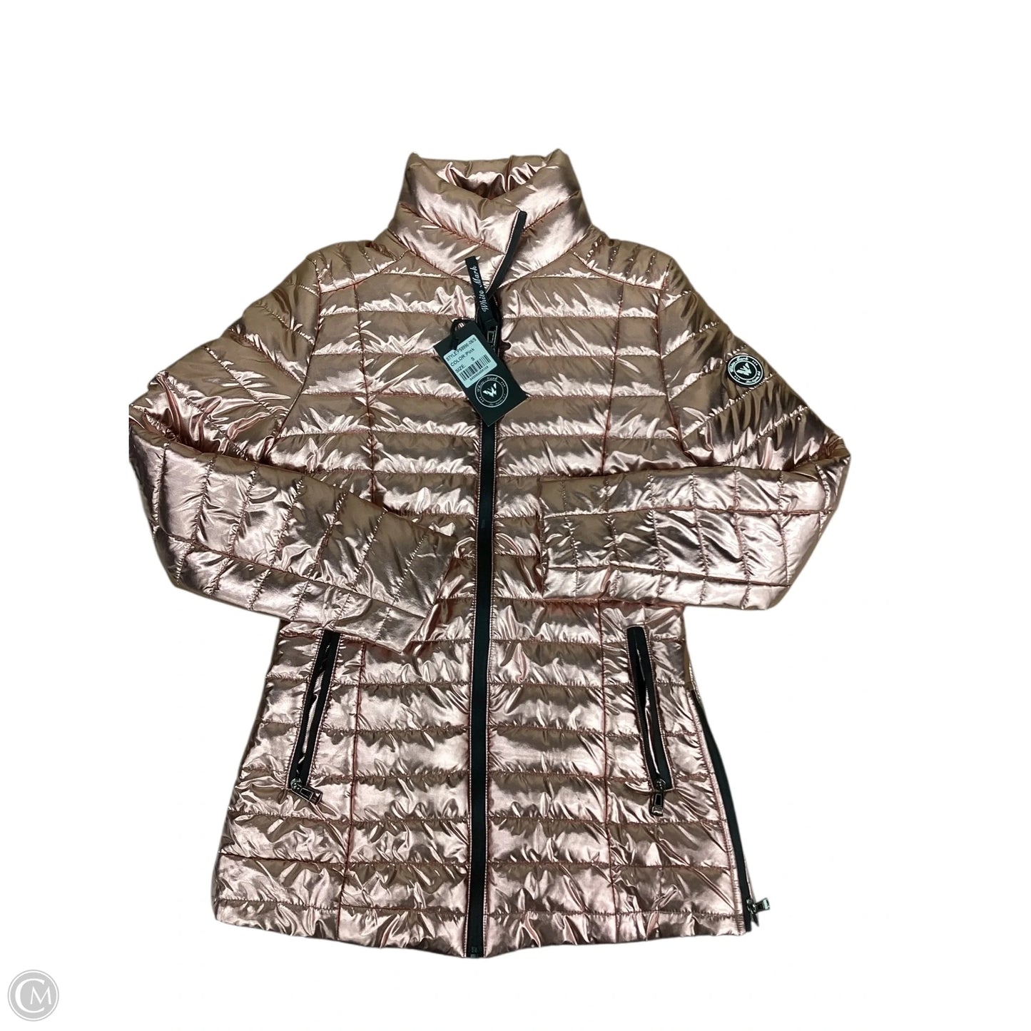 Coat Puffer & Quilted By White Mark In Rose Gold, Size: S
