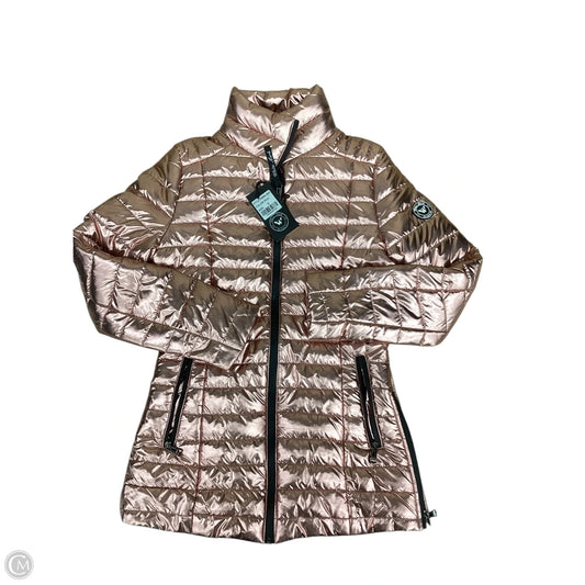 Coat Puffer & Quilted By White Mark In Rose Gold, Size: S