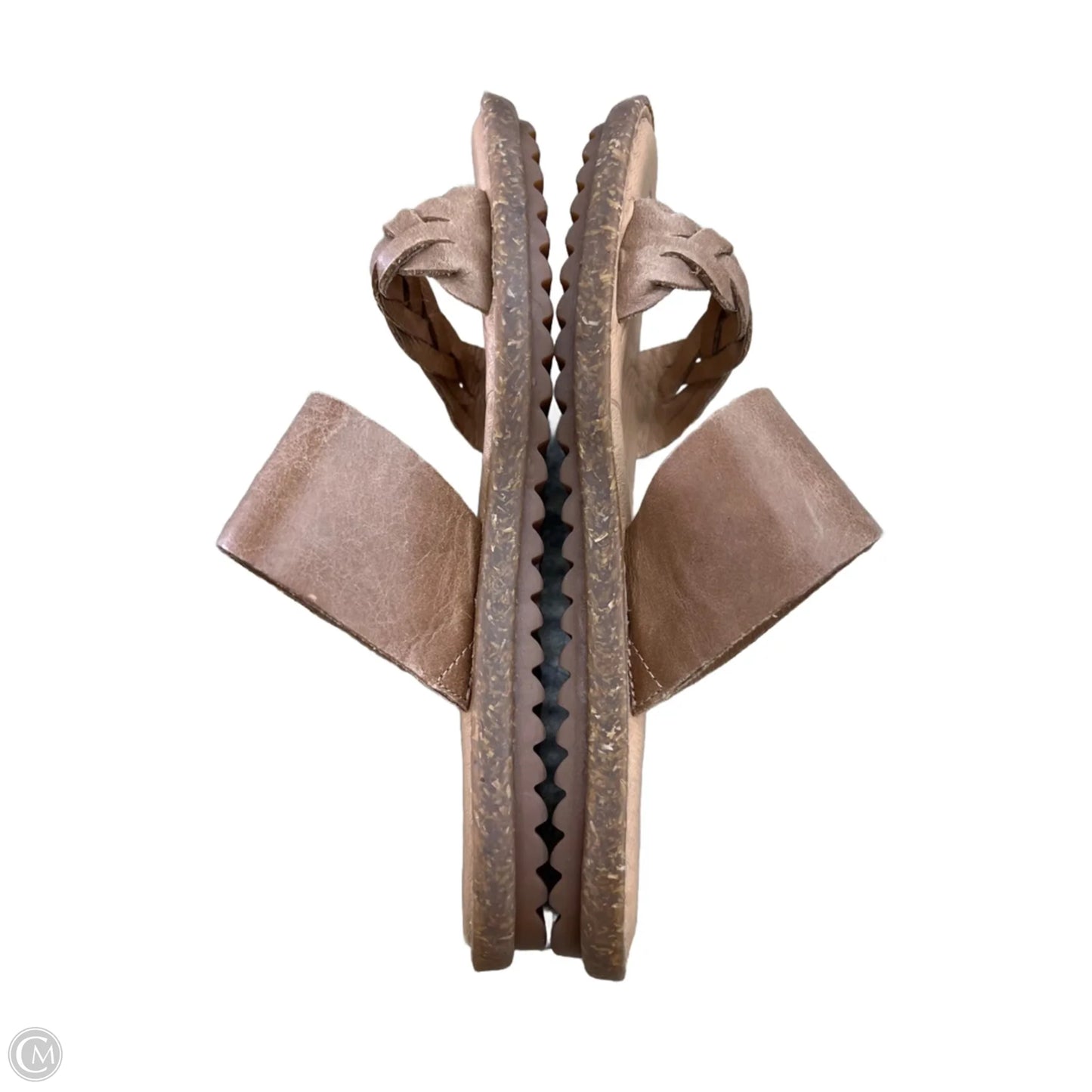 Sandals Flats By Born In Tan, Size: 6