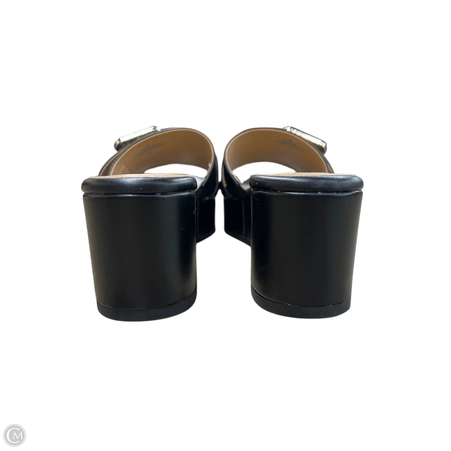 Sandals Heels Platform By Unisa In Black, Size: 6