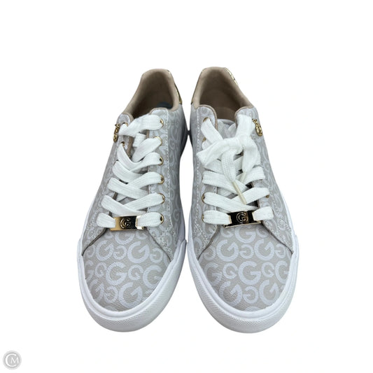Shoes Sneakers By Guess In Beige, Size: 7