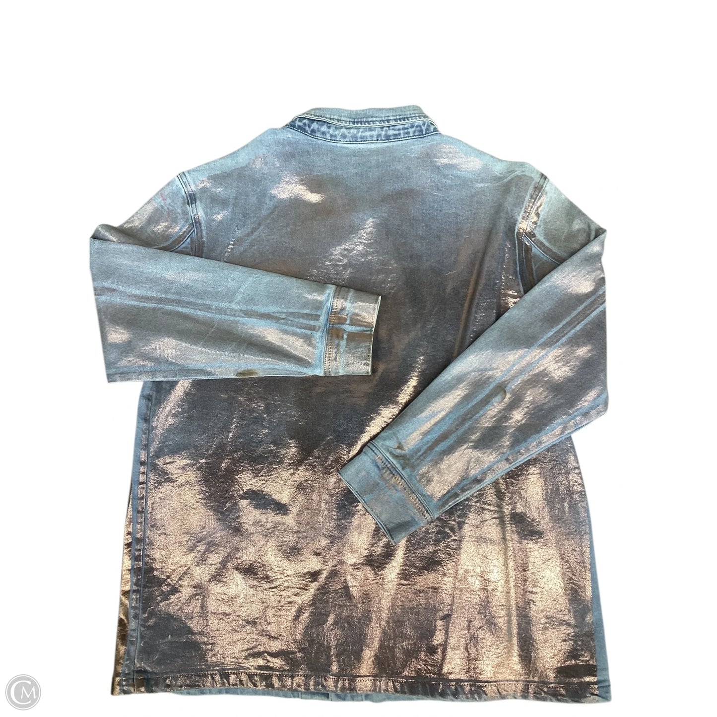 Jacket Denim By Akira In Blue Denim, Size: L