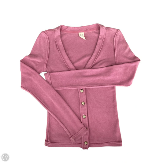 Top Long Sleeve By We The Free In Purple, Size: S