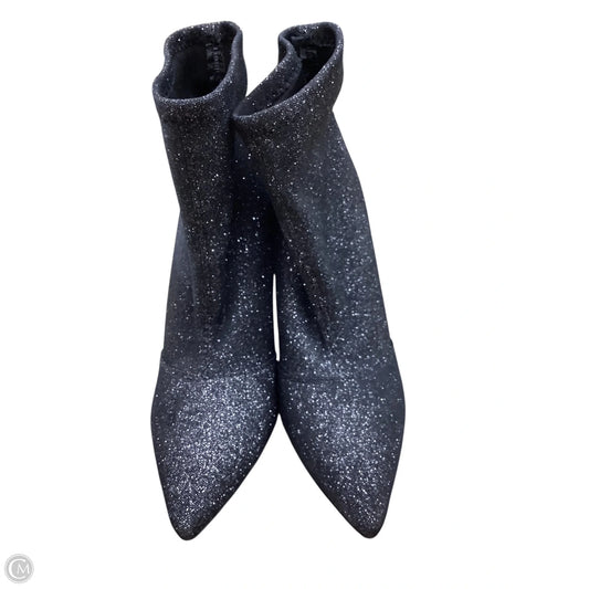 Boots Ankle Heels By Brash In Black, Size: 7.5