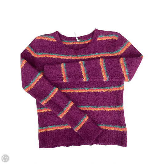 Sweater By Free People In Striped Pattern, Size: Xs