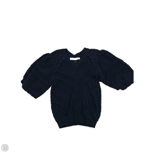 Sweater Short Sleeve By Bishop + Young In Black, Size: S