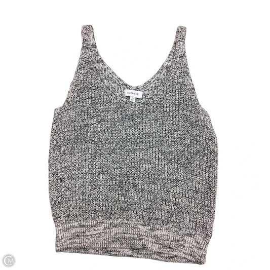 Sweater Short Sleeve By Evereve In Black & White, Size: Xs
