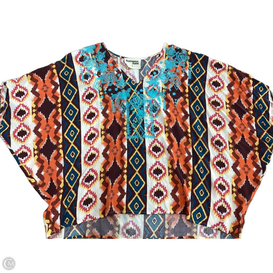 Top Short Sleeve By Savanna Jane In Multi-colored, Size: S