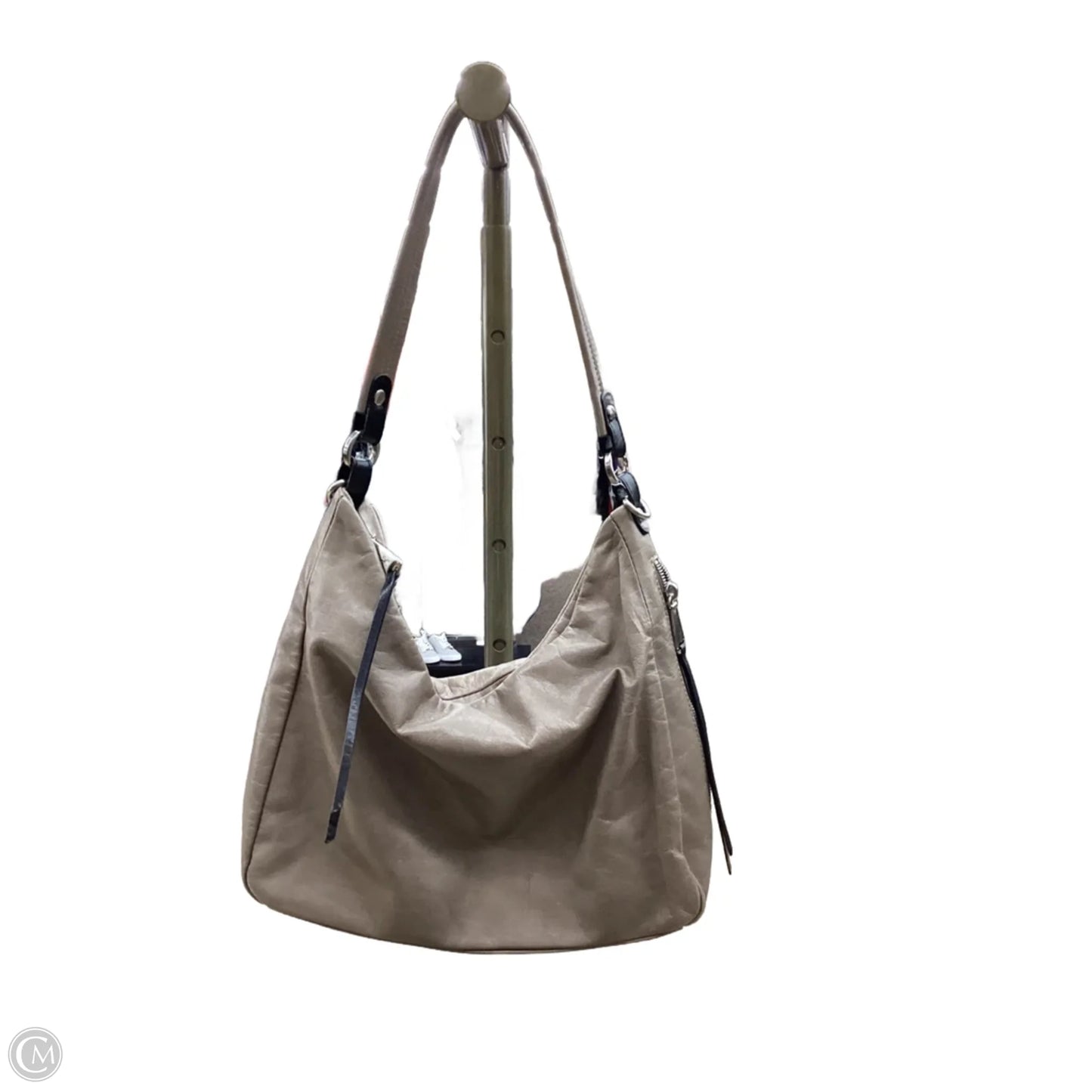 Handbag Leather By Hobo Intl, Size: Medium