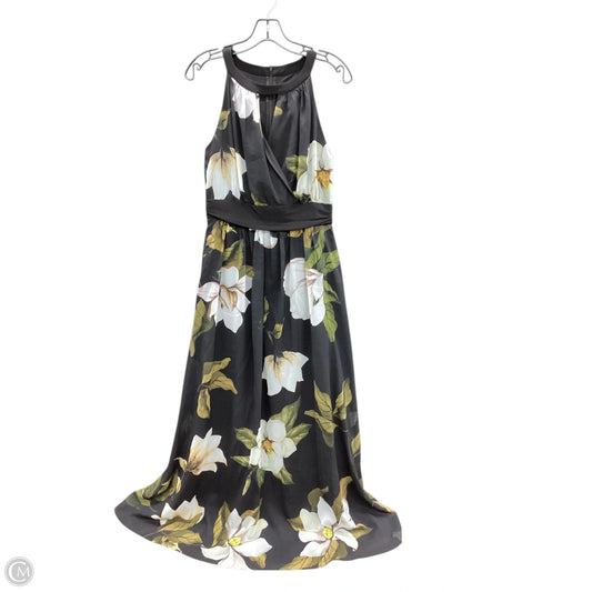 Dress Party Long By Joseph Ribkoff In Floral Print, Size: M