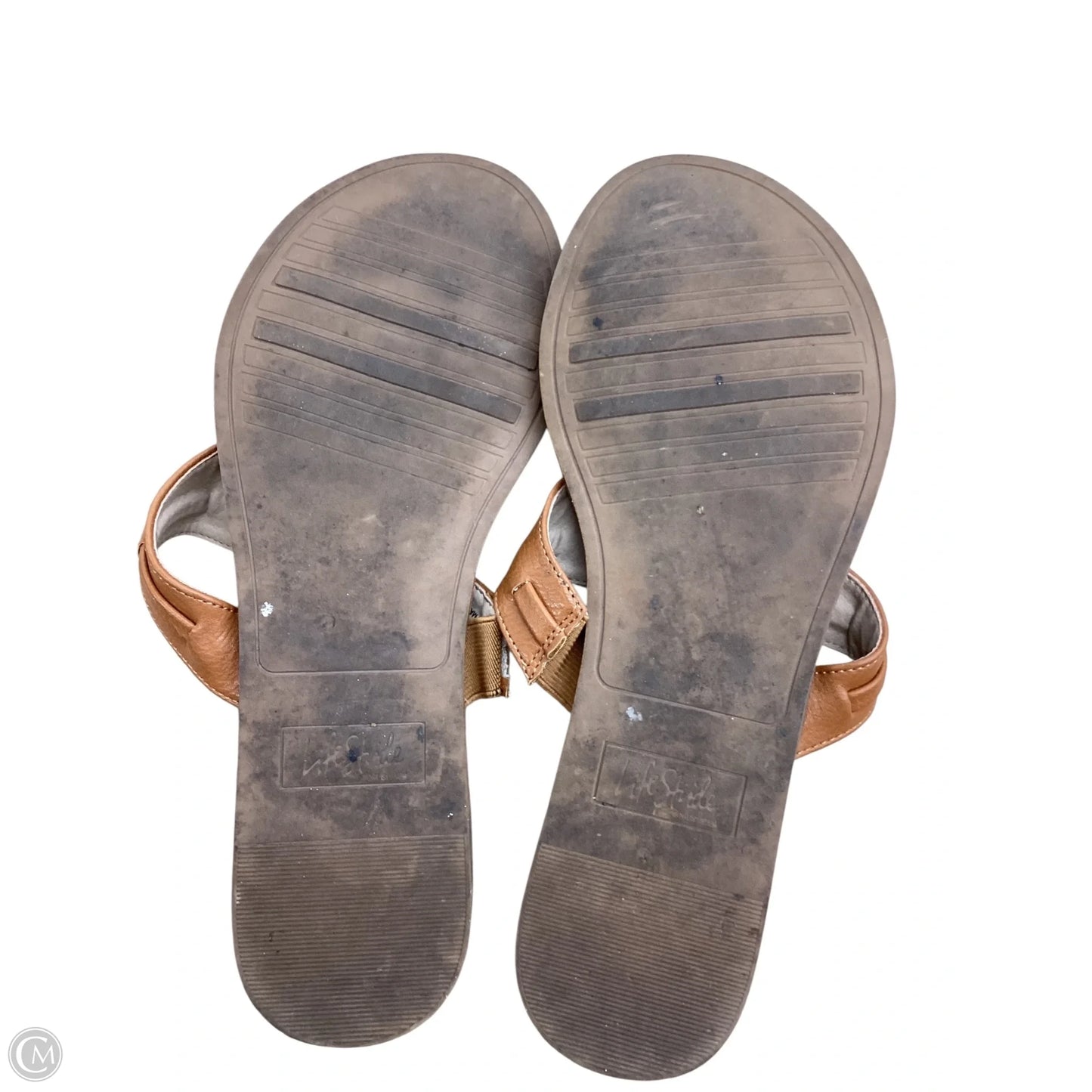 Sandals Flats By Life Stride In Tan, Size: 9