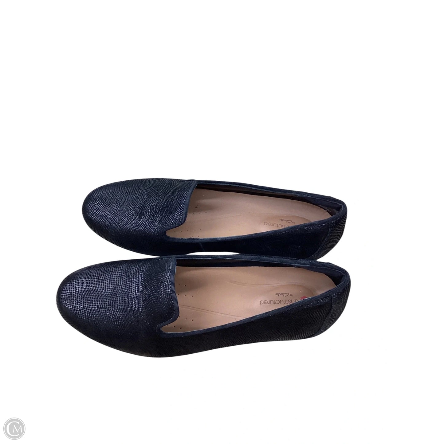 Shoes Flats By Clarks In Navy, Size: 6.5