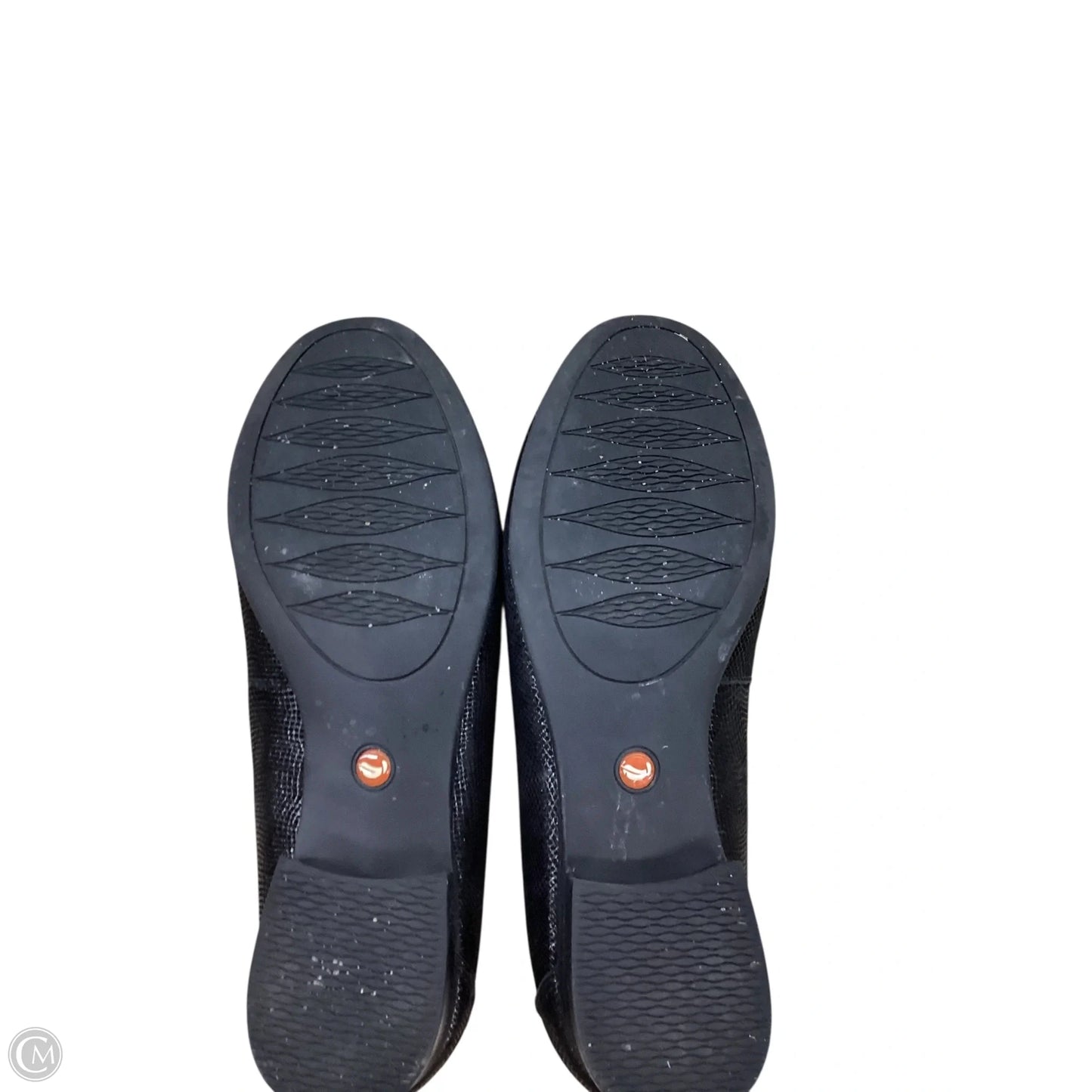 Shoes Flats By Clarks In Navy, Size: 6.5