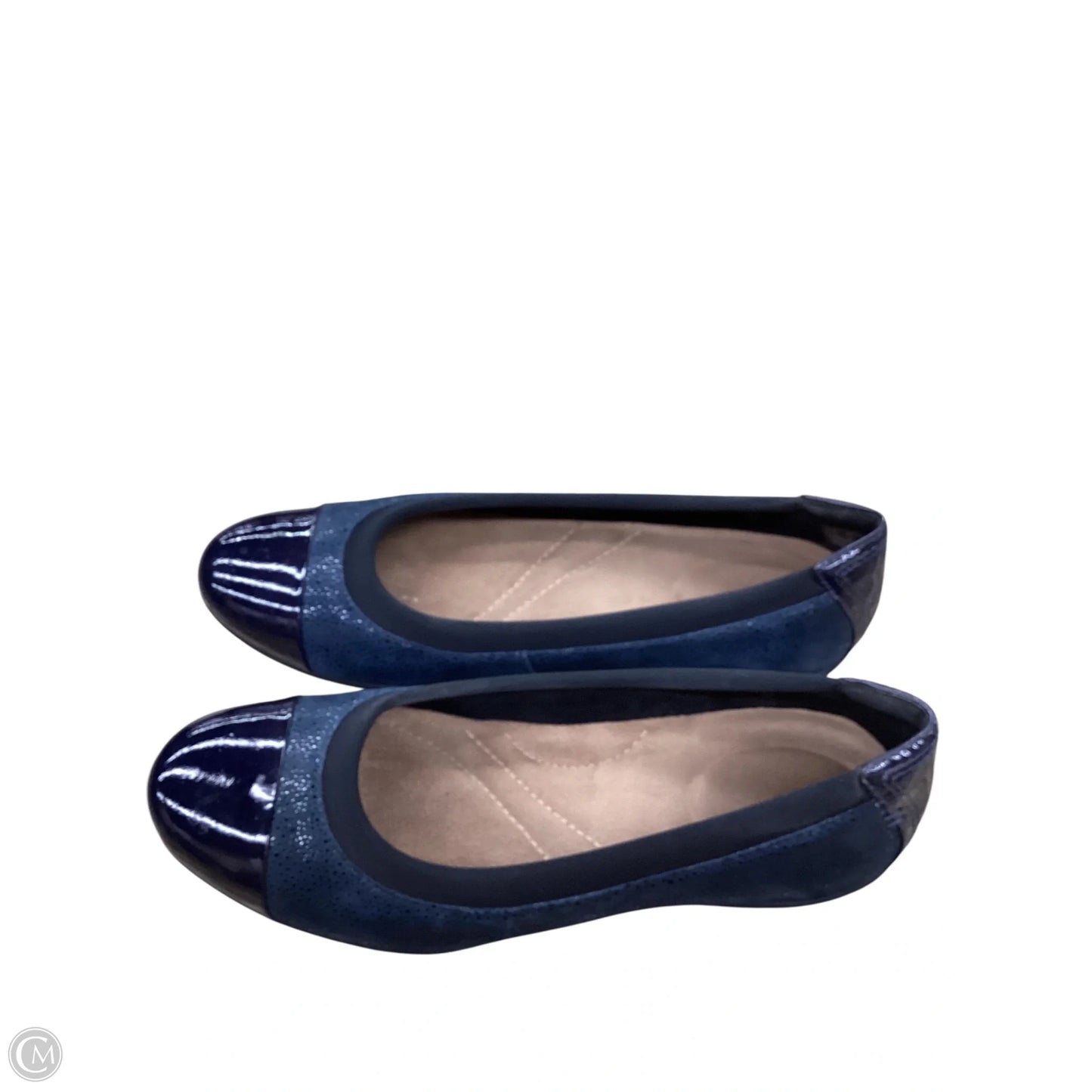 Shoes Flats By Clarks In Blue, Size: 6.5