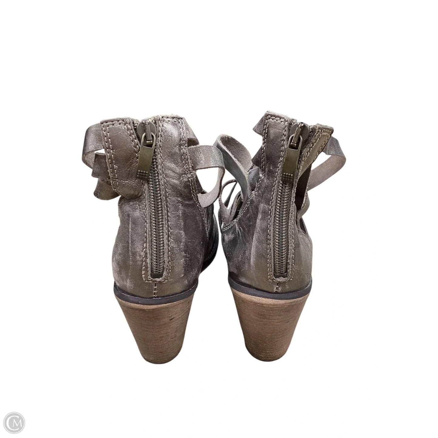 Boots Leather By Free People In Brown, Size: 7.5