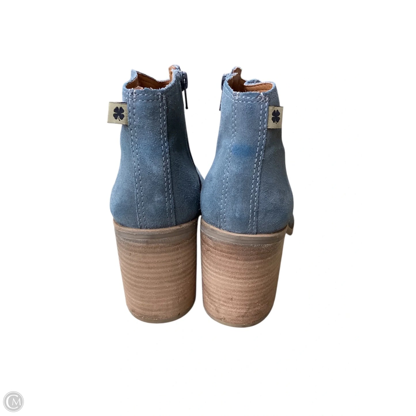 Boots Leather By Lucky Brand In Blue, Size: 9.5