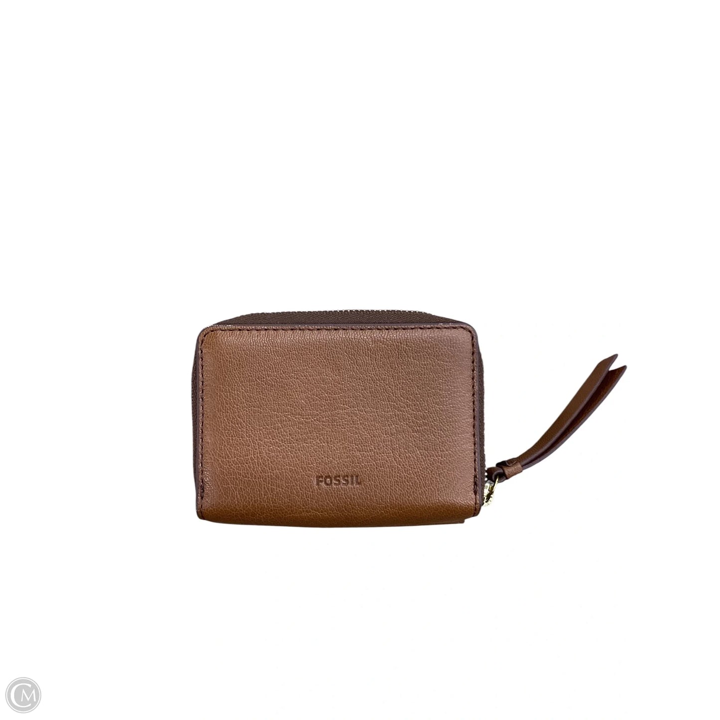 Wallet Leather By Fossil, Size: Small