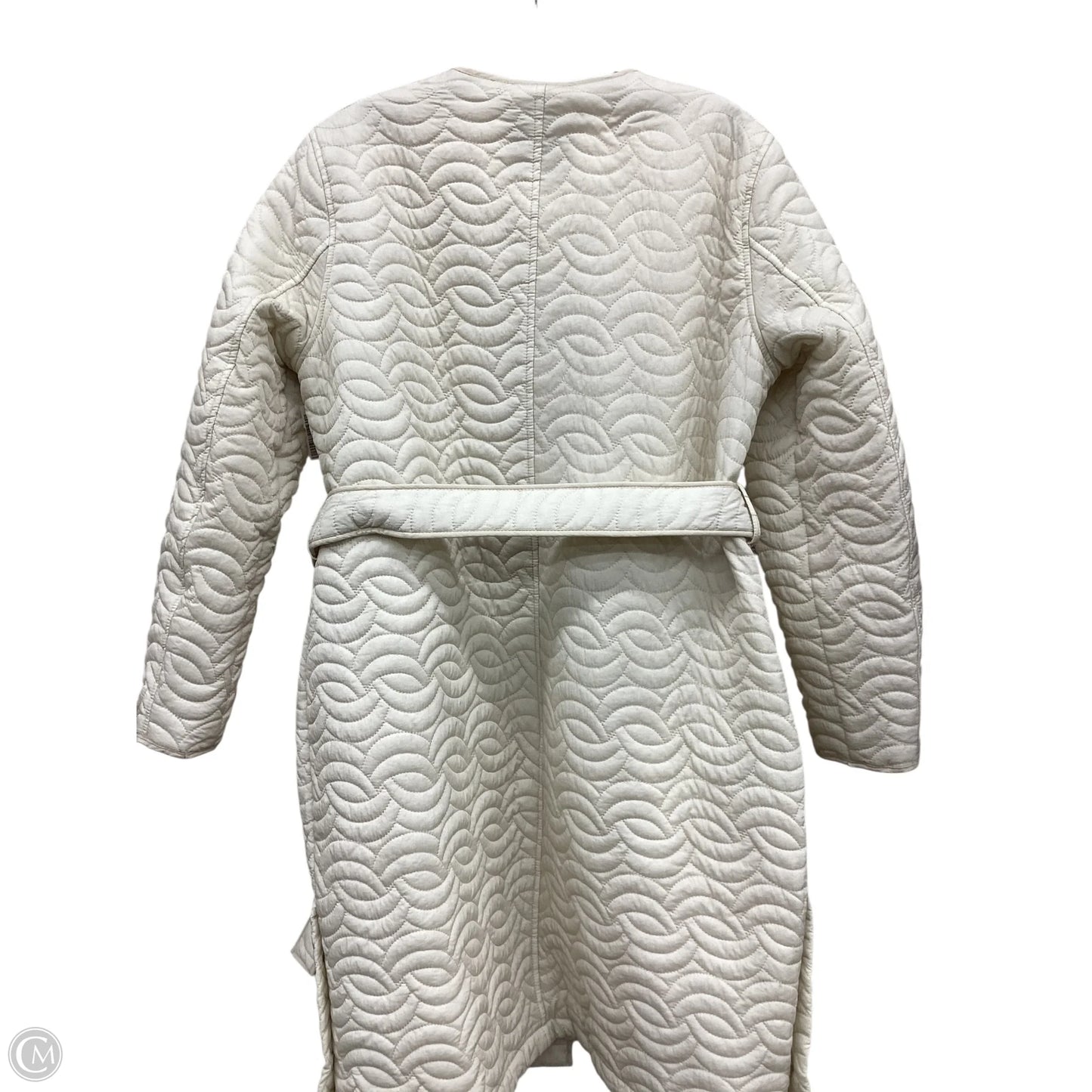 Jacket Puffer & Quilted By Bagatelle In Cream, Size: M