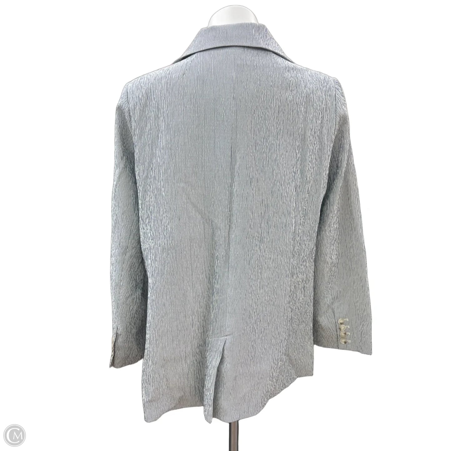 Blazer By Andthewhy In Striped Pattern, Size: L