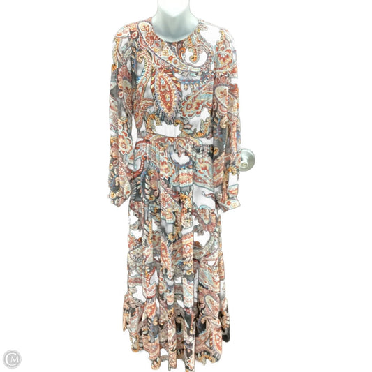 Dress Casual Maxi By Anthropologie In Paisley Print, Size: S