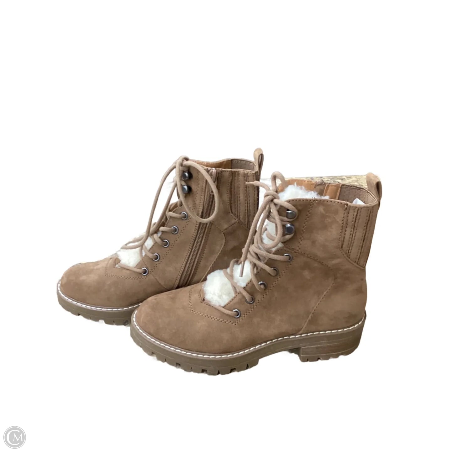 Boots Combat By Universal Thread In Brown, Size: 7.5