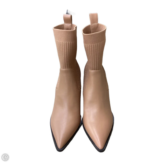 Boots Ankle Heels By Open Edit In Tan, Size: 8
