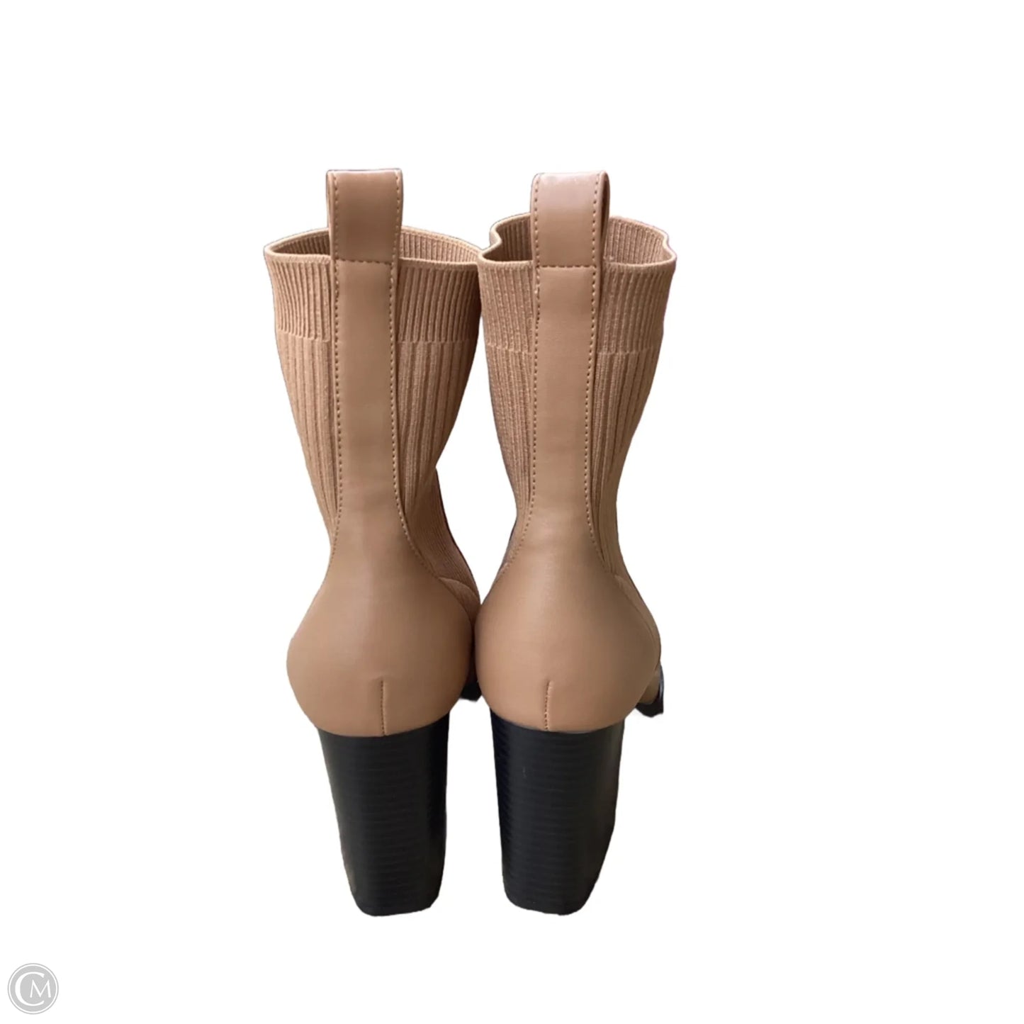 Boots Ankle Heels By Open Edit In Tan, Size: 8