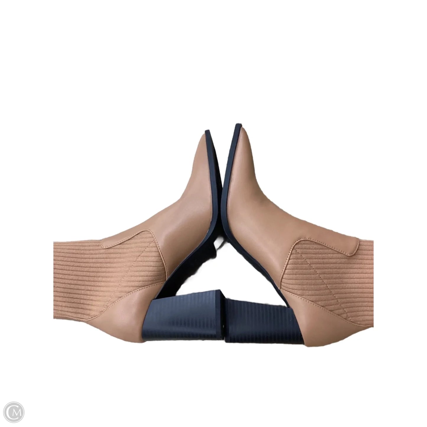 Boots Ankle Heels By Open Edit In Tan, Size: 8