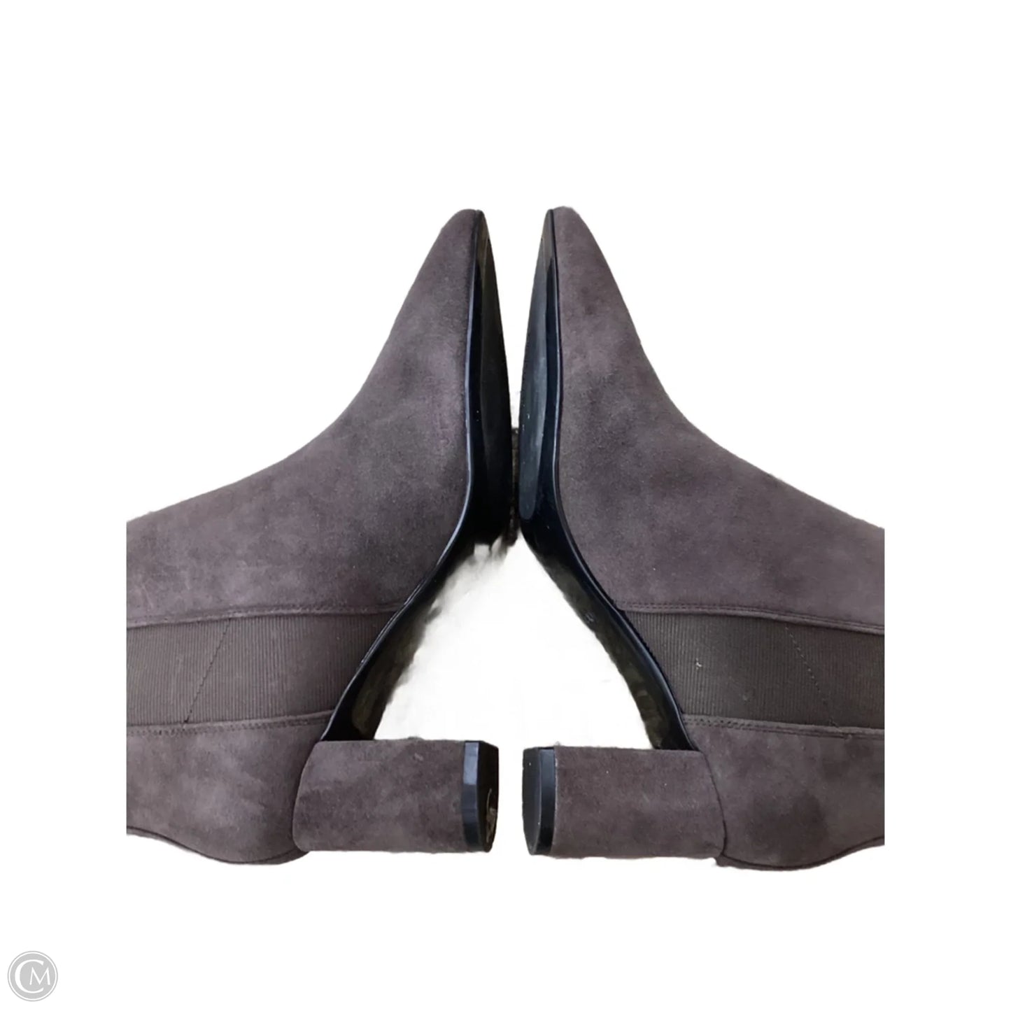 Boots Leather By Calvin Klein In Taupe, Size: 8