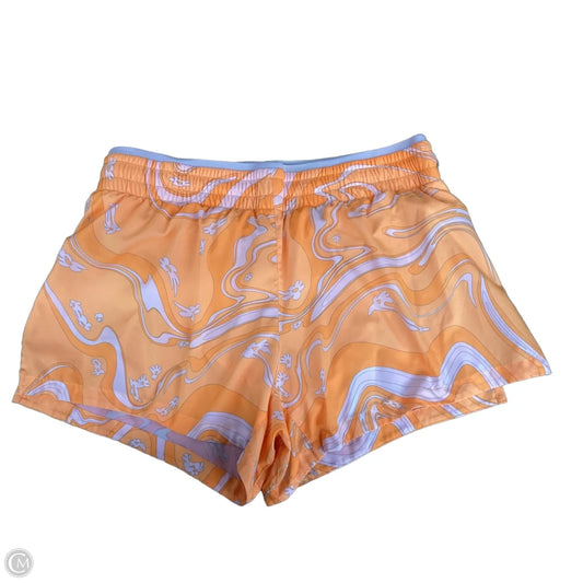 Athletic Shorts By Fabletics In Orange, Size: M