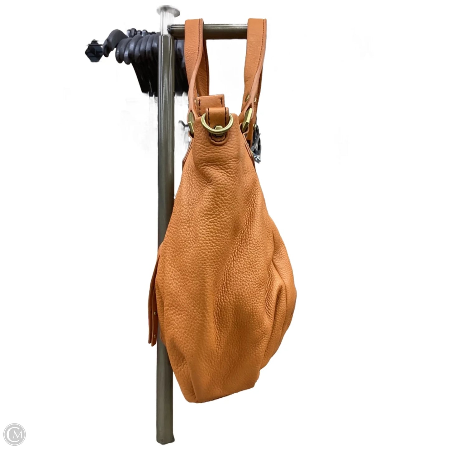 Handbag Leather By Oryany, Size: Medium