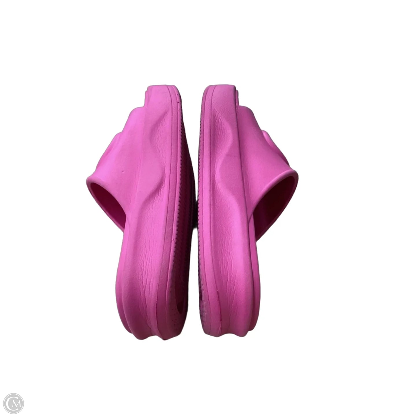 Sandals Heels Platform By Bamboo In Pink, Size: 8