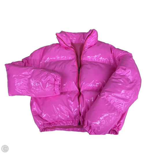 Coat Puffer & Quilted By Clothes Mentor In Pink, Size: M