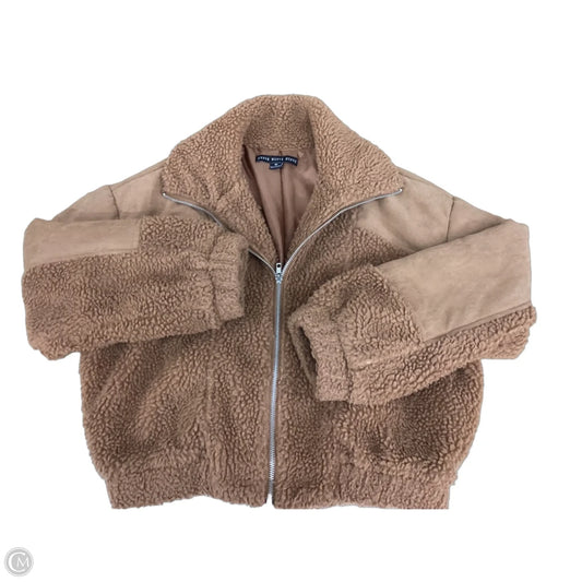 Jacket Fleece By Hyfve In Brown, Size: M