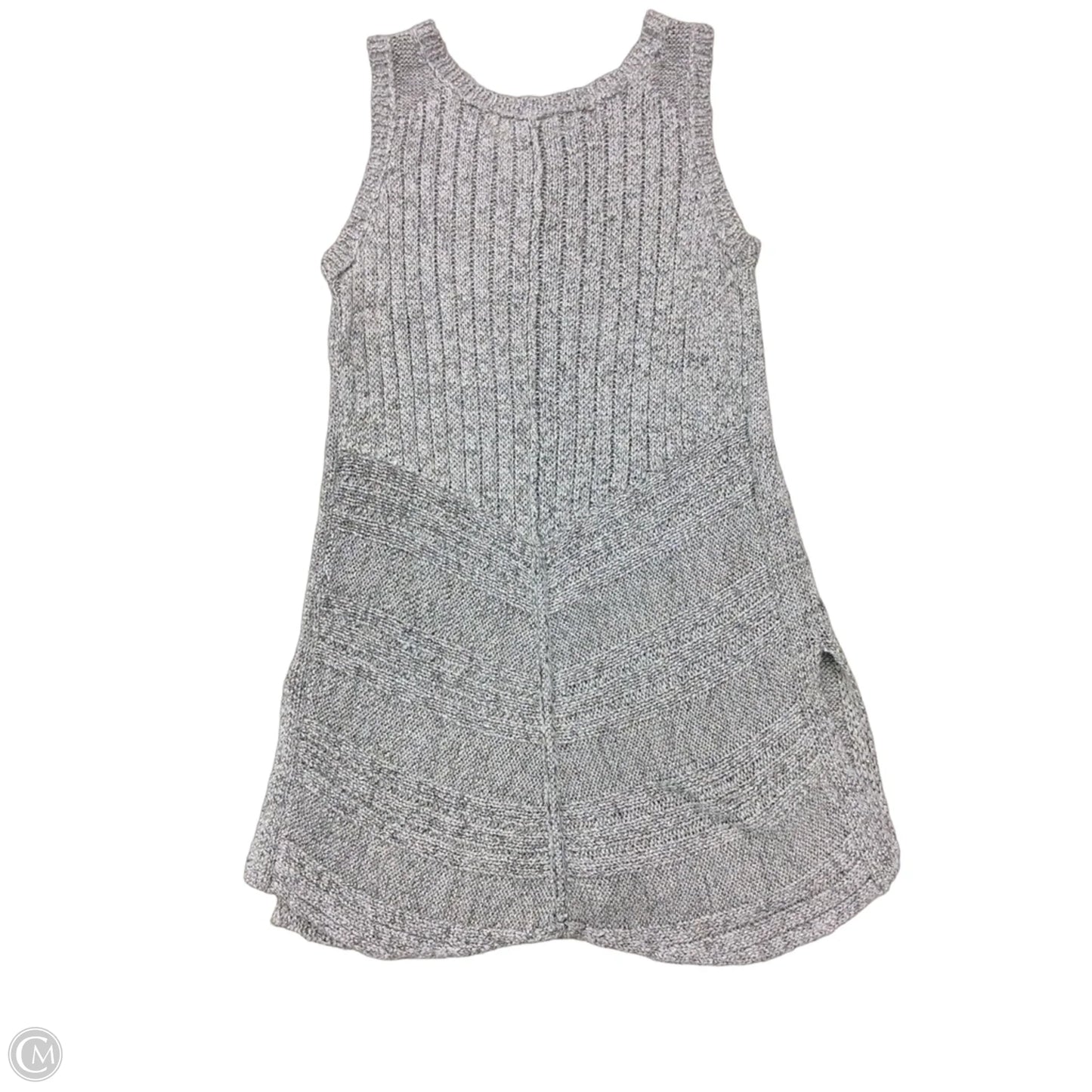 Vest Sweater By Sparrow In Grey, Size: S