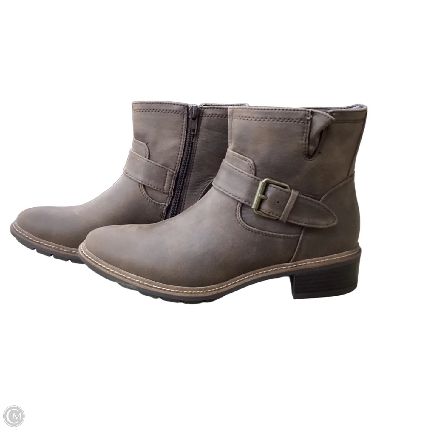Boots Ankle Flats By Cliffs By White Mountain In Brown, Size: 8.5
