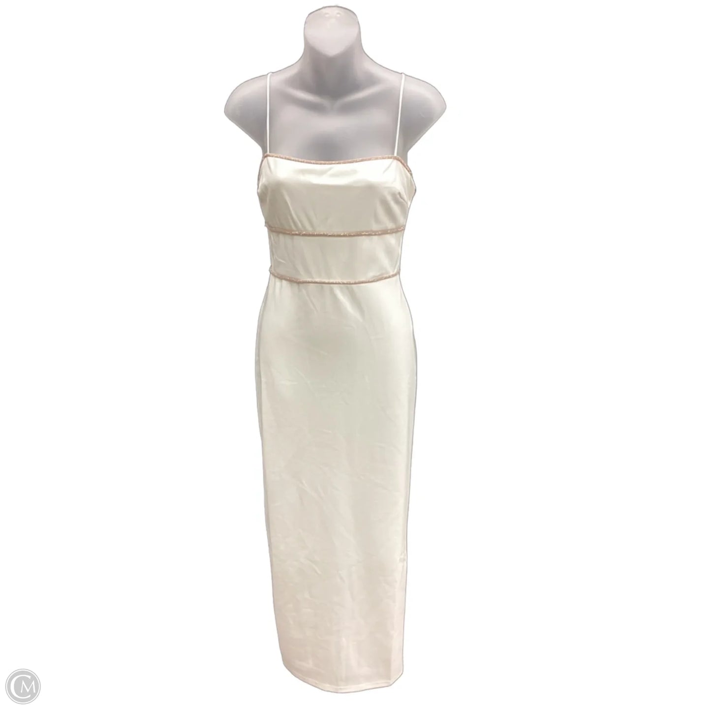 Dress Party Midi By Cmc In Ivory, Size: L